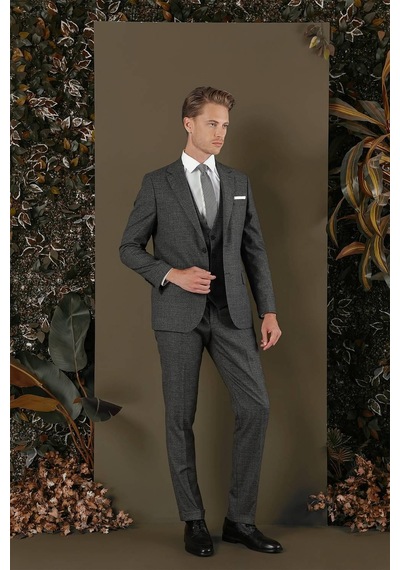 Efor Tk 880 Slim Fit Antrasit Klasik Takım Elbise Antrasit Efor Tk 880 Slim Fit Antrasit Klasik Takım Elbise Antrasit