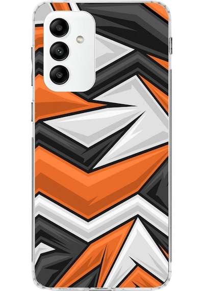 Samsung Galaxy Uyumlu M23 Kapak Grafiti Tasarımlı Şeffaf Kılıf Şeffaf