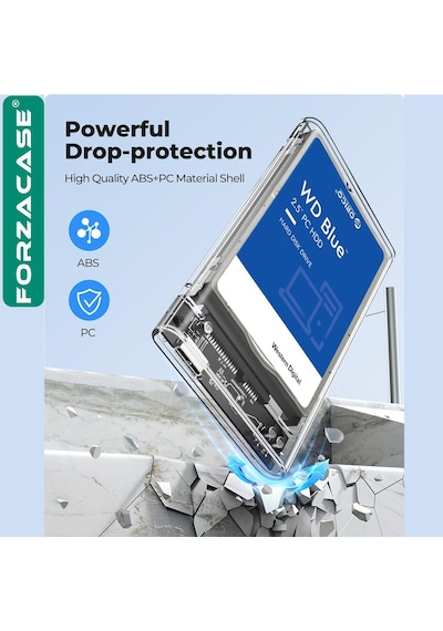 5gbps Usb 2.0/3.0 Sata 2.5 İnch Harici Harddisk Kutusu - Fc469