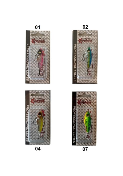 Captain 3662 Vertigal Metal Vibrasyon 4.5cm 10gr Suni Yem