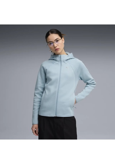 Puma Evostrıpe Full-zip Hoodie Dk Mavi Kadın Kapüşonlu Sweatshirt