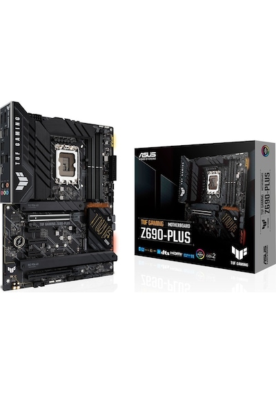 Asus TUF Gaming Z690-Plus Intel Z690 6000 MHz (OC) DDR5 Soket 1700 ATX Anakart