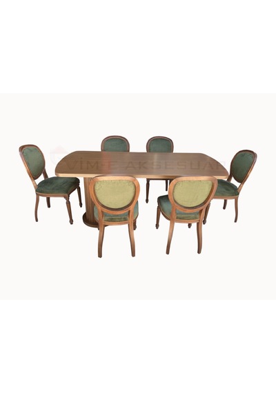 90 X 200 Cm Sabit Oval Mantar Masa Takımı 6 Ad Madalyon Sandalye 90 X 200 Cm Sabit Oval Mantar Masa Takımı 6 Ad Madalyon Sandalye
