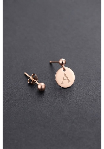 925 Ayar Gümüş Kişiye Özel Minimalist Çivili Top Küpe