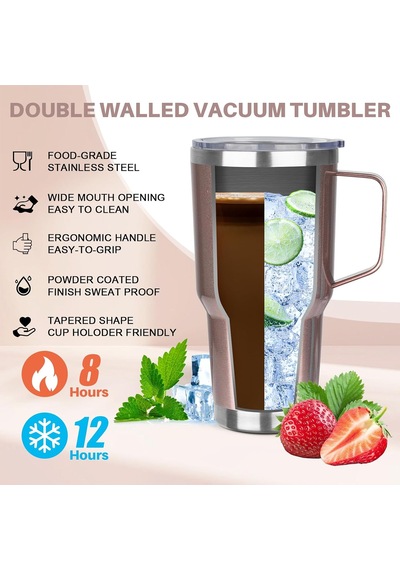 30oz Saplı Bardak, Paslanmaz Çelik Yalıtımlı Kapaklı Ve Pipetli Bardak, Çift Duvarlı Vakum Yalıtımlı Kahve Kupası Bardak, Soğuk Ve Sıcak İçin Yalıtımlı Kahve Termal Kupası Gül Altın Çok Renkli 30oz Saplı Bardak, Paslanmaz Çelik Yalıtımlı Kapaklı Ve Pipetli Bardak, Çift Duvarlı Vakum Yalıtımlı Kahve Kupası Bardak, Soğuk Ve Sıcak İçin Yalıtımlı Kahve Termal Kupası Gül Altın Çok Renkli
