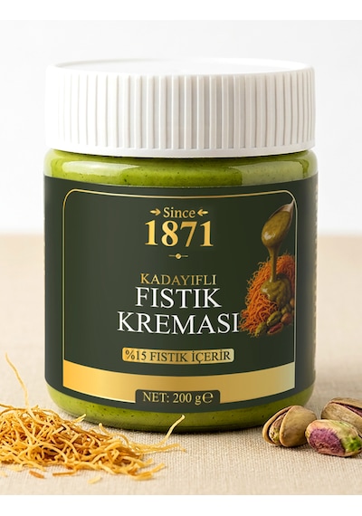 Kadayıflı Fıstık Kreması %15 Antep Fıstığı 200 G