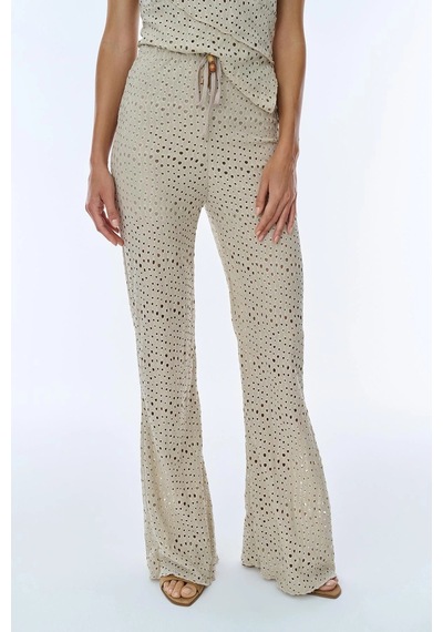 Ollacollection Örme Pantolon Bej