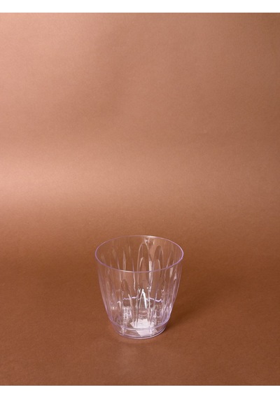 Şeffaf Orkide Saksısı No:1 / 0,7 Litre Kabartma Desenli 0,7 L