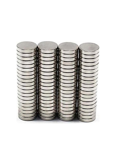 Dünya Magnet 5 Adet 15mm X 3mm Yuvarlak Süper Güçlü Neodyum Mıknatıs