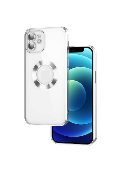 Zore İphone 11 Kılıf Kamera Korumalı Logo Gösteren Ogaa Omega Kapak - Lacivert