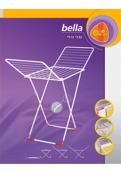 Evin Bella   Çamaşır   Kurutmaliği Beyaz
