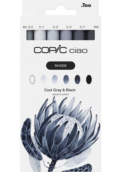 Cıao Shade Set Cool Gray & Black 6 Lı