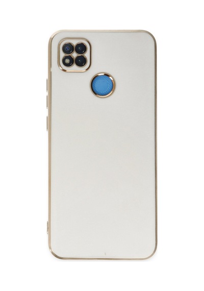 Xiaomi Redmi 9c Uyumlu Kılıf Volet Silikon - Beyaz