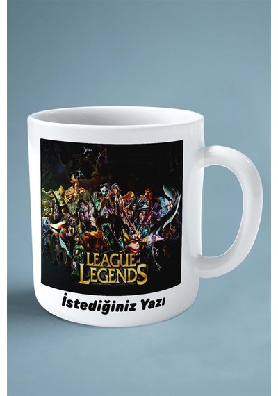 League Of Legends Oyun Baskılı Kupa Bardak Çift Taraflı Baskı Kişiye Özel Model 32 Çok Renkli