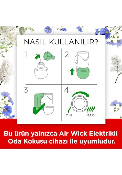 Air Wick Elektrikli Temizliğin Esintisi 1 Cihaz + 1 Koku + Yedek Şişe Bahar Çiçekleri