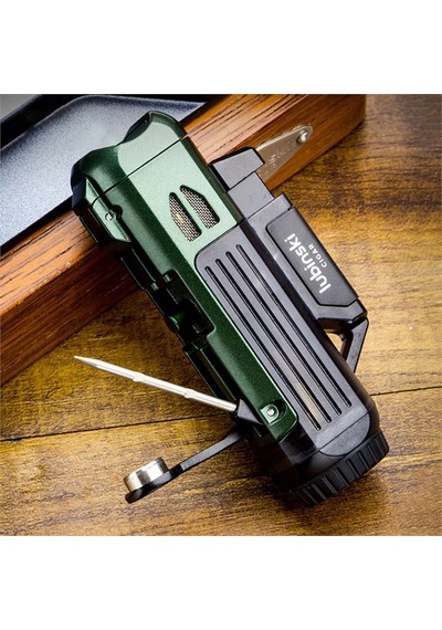 Lubinski Tek Torch Puro Çakmağı Delici+iğneli Gunmetal Lb-114