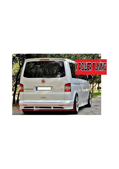 Vw Transporter 2003-2016 Plastik Boyasız Arka Tampon Eki