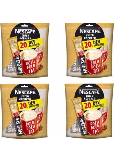 Nescafe Sütlü Köpüklü Kahve 4'lü