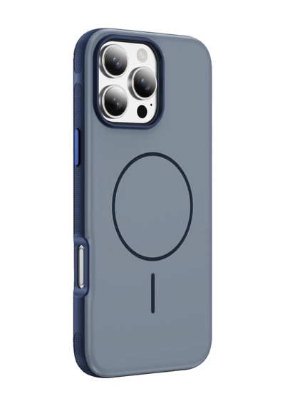 Joko Apple İphone 16 Pro Max Uyumlu Neksa Magsafe Kapak - Lacivert Çok Renkli