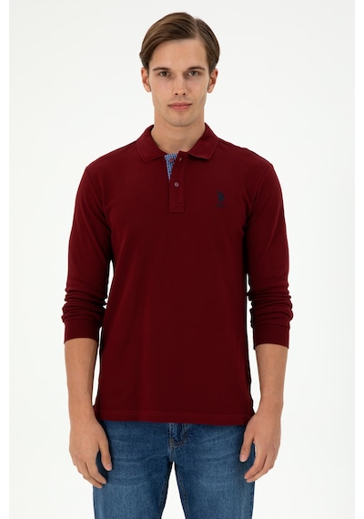 U.s. Polo Assn. Erkek Bordo Sweatshirt 50289062-vr014 Bordo