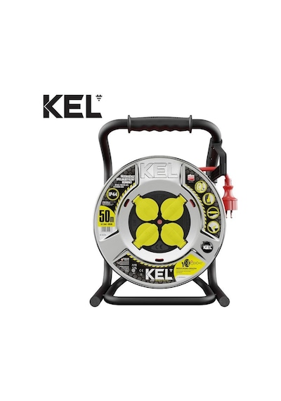 KEL 99470 Profesyonel Uzatma Kablosu 50m, 3x2.5 mm2