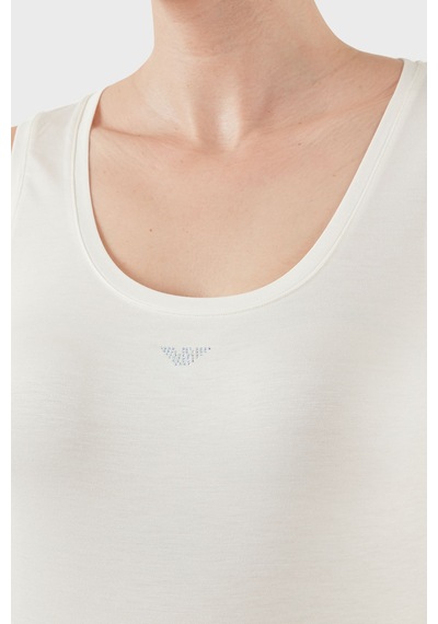 Emporio Armani Bayan Top Ew000407 Af10889 U1131 Beyaz Beyaz