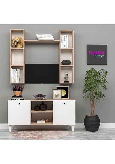 Nostalji Mix Tv Ünitesi Mdf Antrasit Nostalji Mix Tv Ünitesi Mdf Antrasit