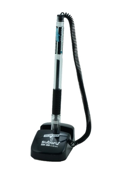 Subaru Sbr-208 Zincirli Masa Üzeri Tükenmez Kalem 0.5 MM Siyah