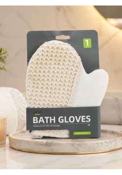 Kabak Lif Banyo Eldiveni Peeling Etkili Vücut Temizleme Lifi Vchy-7006