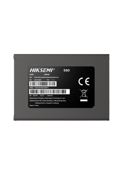 Hiksemi Hs-ssd-d300-480g 480 Gb D300 530-500mb/s 2.5 İnch Sata Sunucu Ssd Harddisk