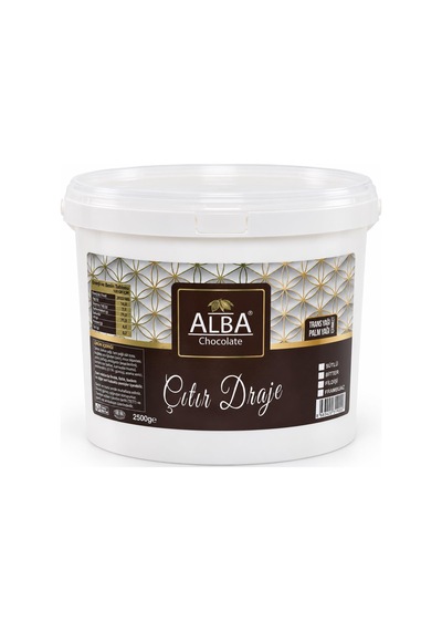 Alba Gümüş Çıtır Draje 2,5 Kg Pasta Ve Tatlı Süsleme Drajesi