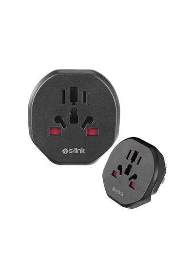 Hubrendy Sh S-link Sl-wl05 Universal - Amerikan Tipine Çevirici Priz Adaptör Fiş 0