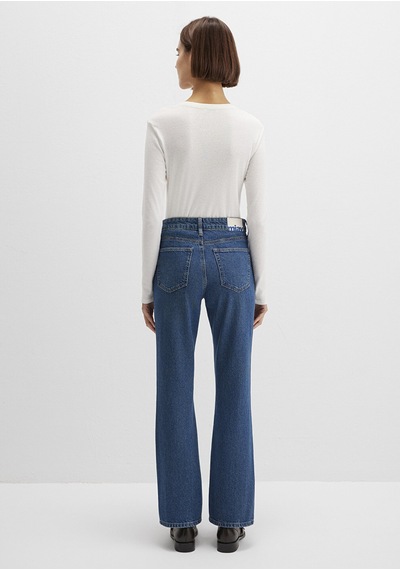 Mavi - Miav Jeans 90lar Gölgeli Koyu Mavi Jean Pantolon 1010299-91180 Koyu Mavi