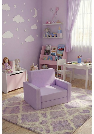 Katlanır Yer Yatağı - Katlanır Yataklı Çocuk Koltuğu- Mini Bebek Çocuk Koltuğu 0-6 Yaş