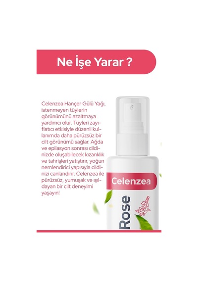 Lexroo Gülü Yağı Epilasyon Sprey Dagger Rose Oil 100ml