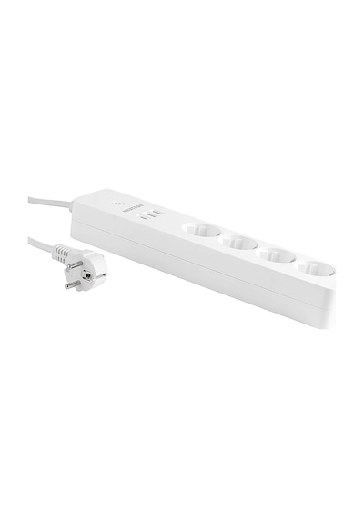Neutron Akıllı Wi-fi Destekli 4'lü Akım Korumalı Priz 2 USB 1 Type-C Uzatma Kablosu
