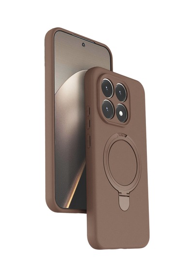 Xiaomi Mi 15t Uyumlu Regal Magsafe Standlı Kapak - Çöl Titanyum