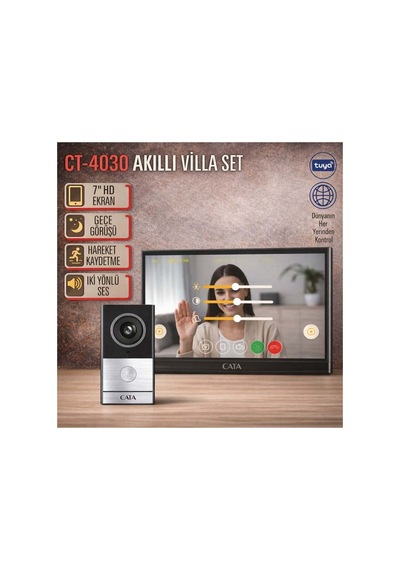 Ct-4030 Aklıllı Villa Set 7 İnç Hd Ekran Hareket Kaydetme