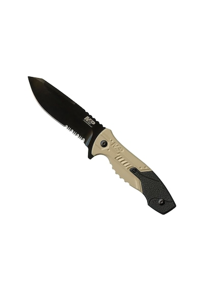 Smith Wesson M&p Full Tang Fixed Blade Çöl Rengi Taktik Kamp Bıçak Swmpf2cscp Siyah