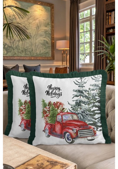 Xmas Noel Arabalı Saçaklı Yastık Kılıfı-yılbaşı Çam Ağacı Temalı Koyu Yeşil Püsküllü Kırlent Kılıfı Açık Yağmur Lime Xmas Noel Arabalı Saçaklı Yastık Kılıfı-yılbaşı Çam Ağacı Temalı Koyu Yeşil Püsküllü Kırlent Kılıfı Açık Yağmur Lime