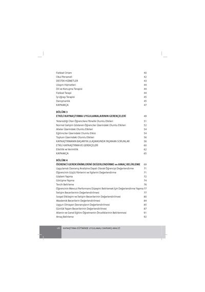 Uygulamalı Davranış Analizi- Eğiten Kitap
