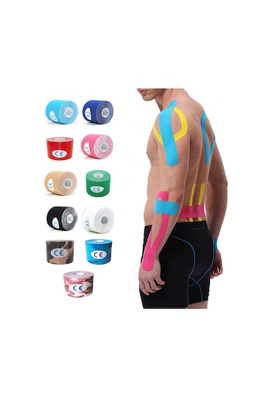 Bia Tape Kinesio Kinesiology 5cmX5m Siyah  Sporcu Bandı