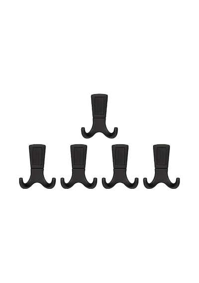 Eli Za Askı, Metal Vestiyer Askısı, Matsiyah , Duvar Ve Dolap Askılığı 5'li Set Vidalı Matsi Yah