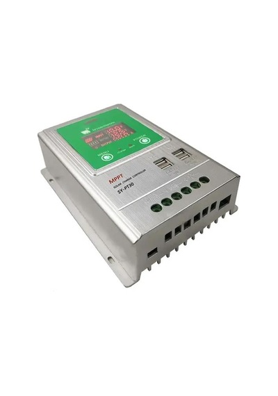 Pm-pt30a 12v-24v 30 Amper Mppt 4 Usb Li Dijital Alüminyum Kasa Solar Şarj Regülatörü
