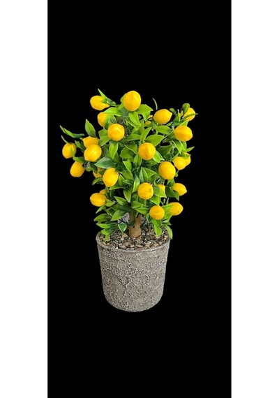 Rüzgar Yapay Çicekcilik Limon Ağacı Sari
