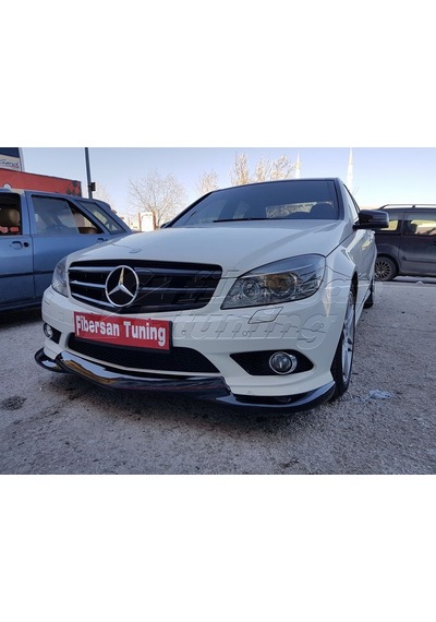 Mercedes C180(makyajsız) Ön Tampon Eki --fibersan Tuning