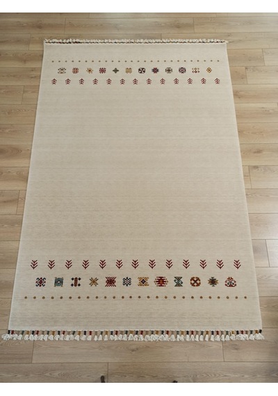 Çam Halı Funky 804 Stone Yün Ve Bambu İle Özel Tezgahlarda Üretilen Otantik Desenli El Emeği Modern Uşak Halısı Krem Çam Halı Funky 804 Stone Yün Ve Bambu İle Özel Tezgahlarda Üretilen Otantik Desenli El Emeği Modern Uşak Halısı Krem