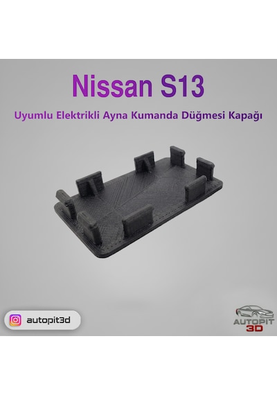 Nissan S13 Uyumlu Elektrikli Ayna Kumanda Düğmesi Kapağı