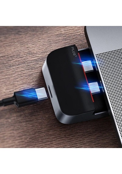 Baseus Armor Age 9in1 Type-c Çok Fonksiyonlu Hub Hdmı Rj45 Usb 3.0- 5775 Renkli