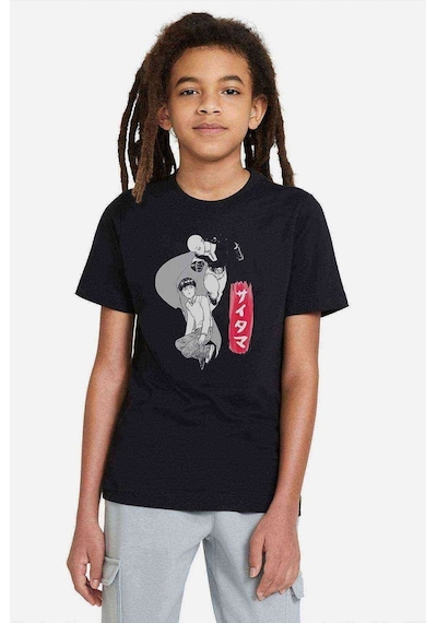 Tshirthane Anime One Punch Man Baskılı Unisex Çocuk Siyah T-Shirt (528320810)